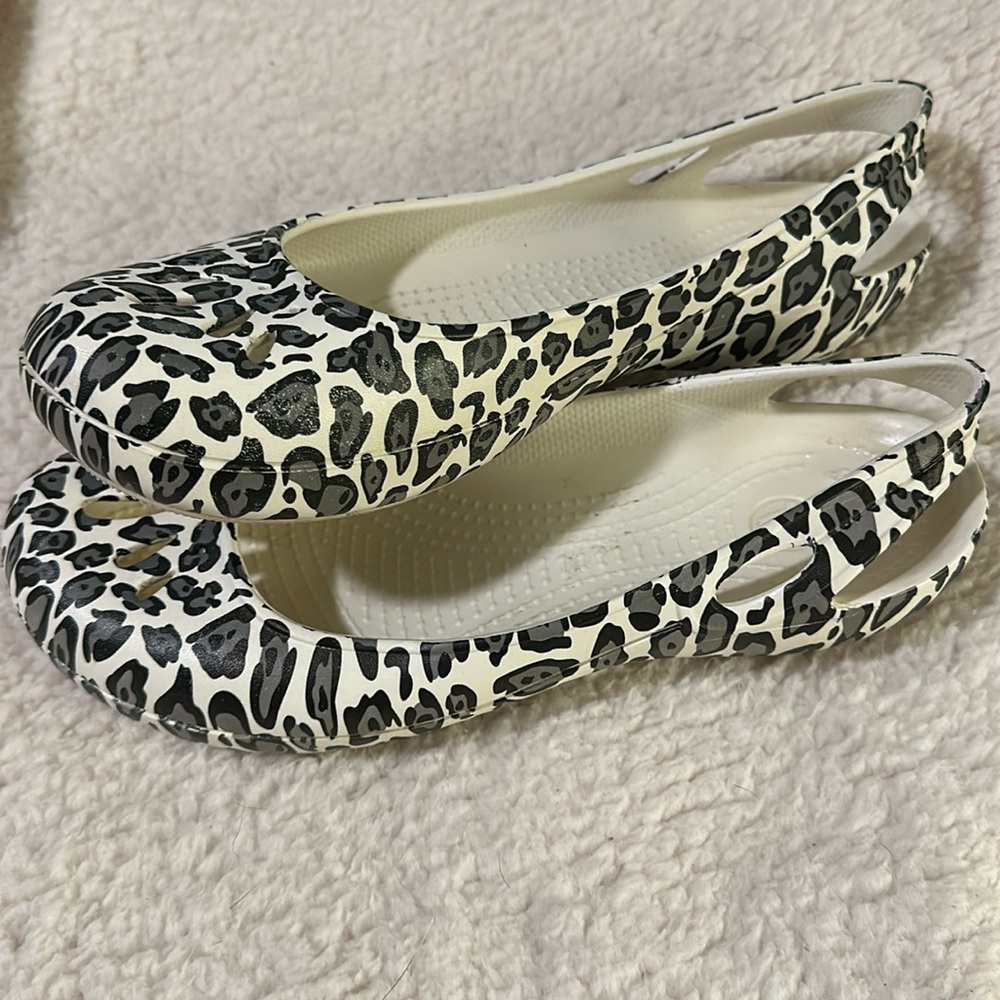 Leopard print Mary Jane/ Ballet sandals